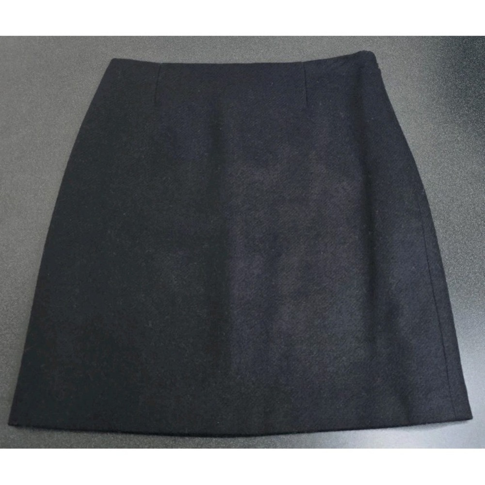 BODEN British Tweed‎ by MOON Black Skirt 100% Wool Career Business Women 4R